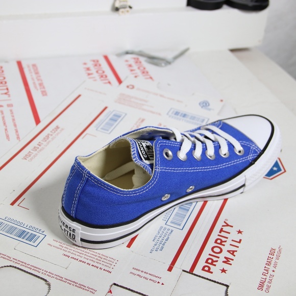 Converse Royal Blue Chuck Taylor All Star Low Tops - Picture 2 of 7